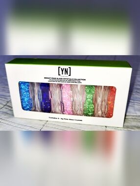 Young Nails Bright Pixie Glass Crystals Collection - Multicolor